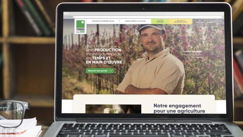 Le nouveau site de Terres du Sud met en avant les adhérents du groupe et les résultats obtenus dans le cadre de sa stratégie « Développeur de terroirs ». © Terres du Sud